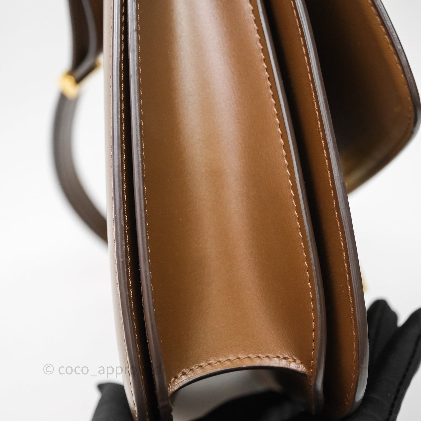Celine Medium Classic Box Flap Caramel Calfskin