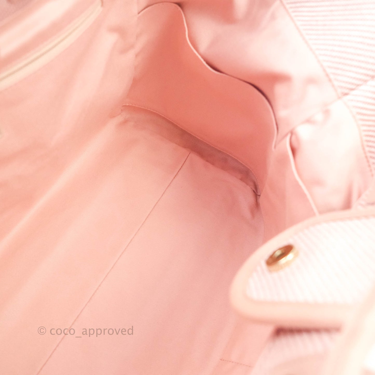Chanel Large Deauville Pink Canvas 20A