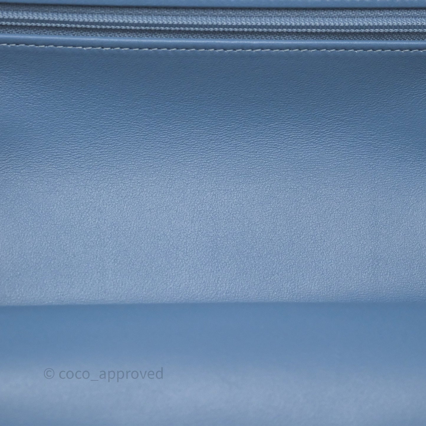 Chanel Quilted Small Double Flap Blue Printed Denim Gold Hardware