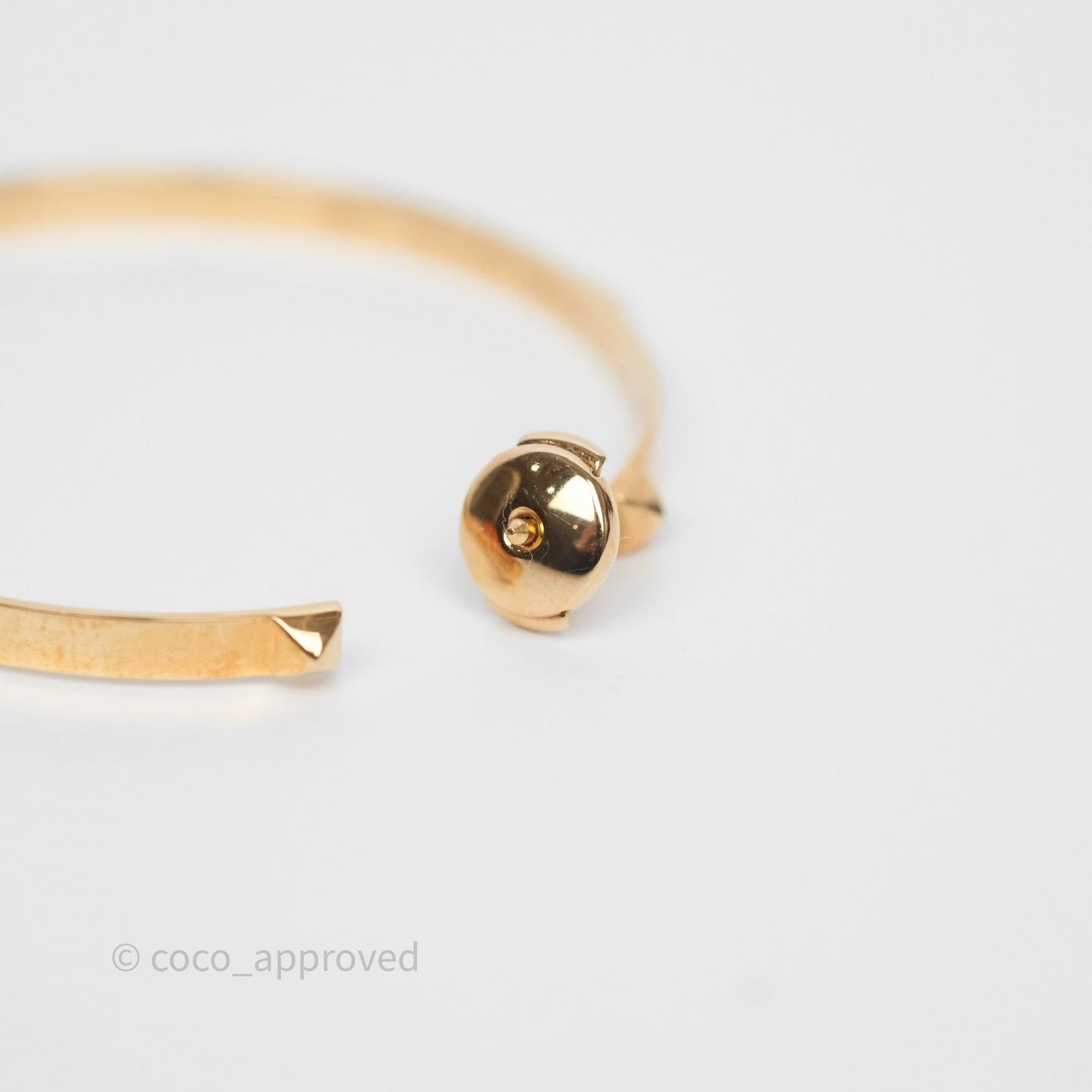 Hermès Mini Clous Hoop Earrings 18K Rose Gold