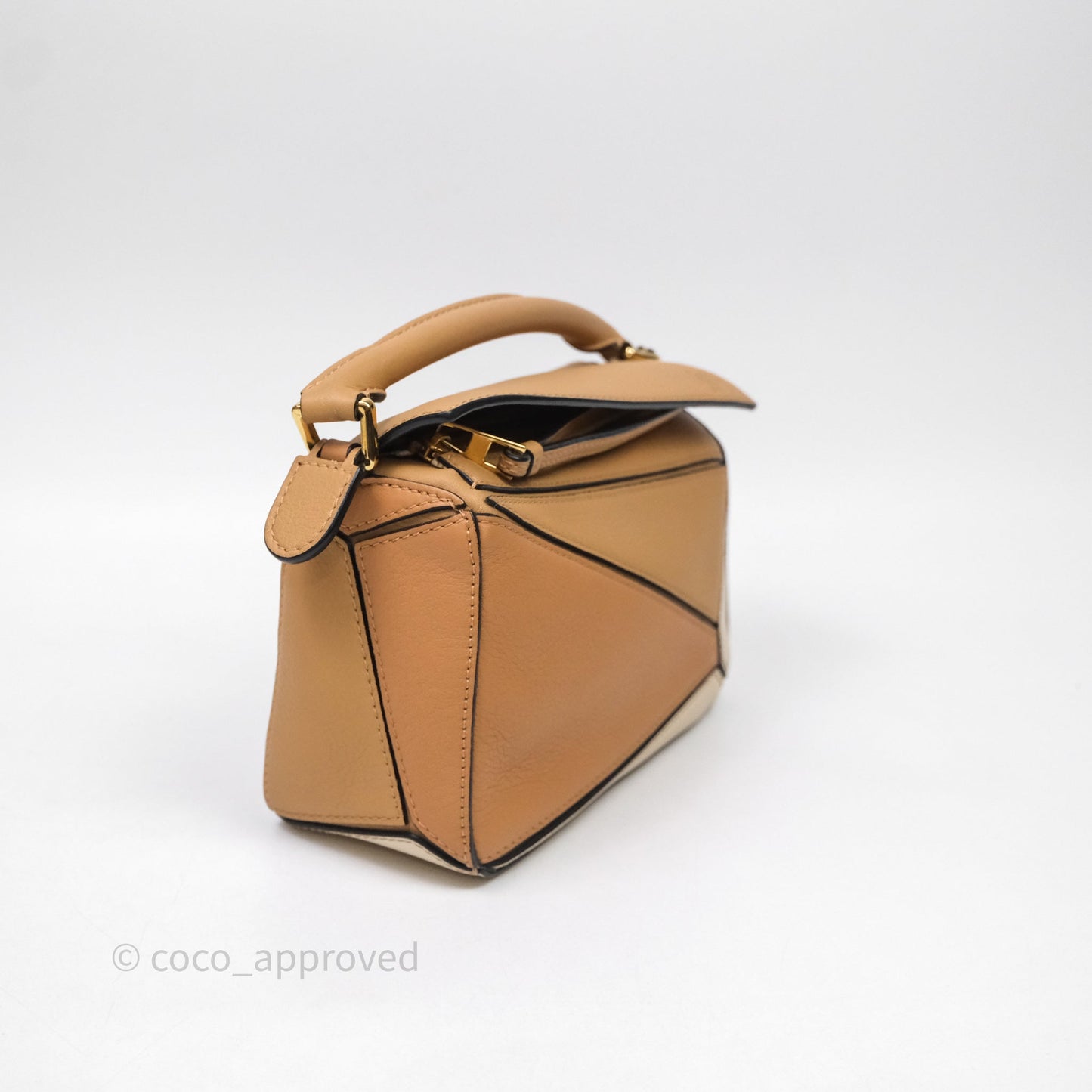 Loewe Mini Puzzle Bag Dune & Warm Desert
