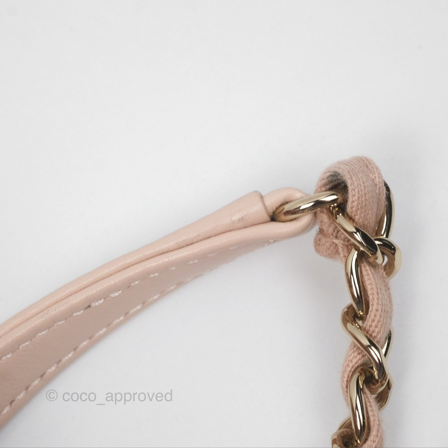 Chanel Medium Deauville Pink Canvas Gold Hardware