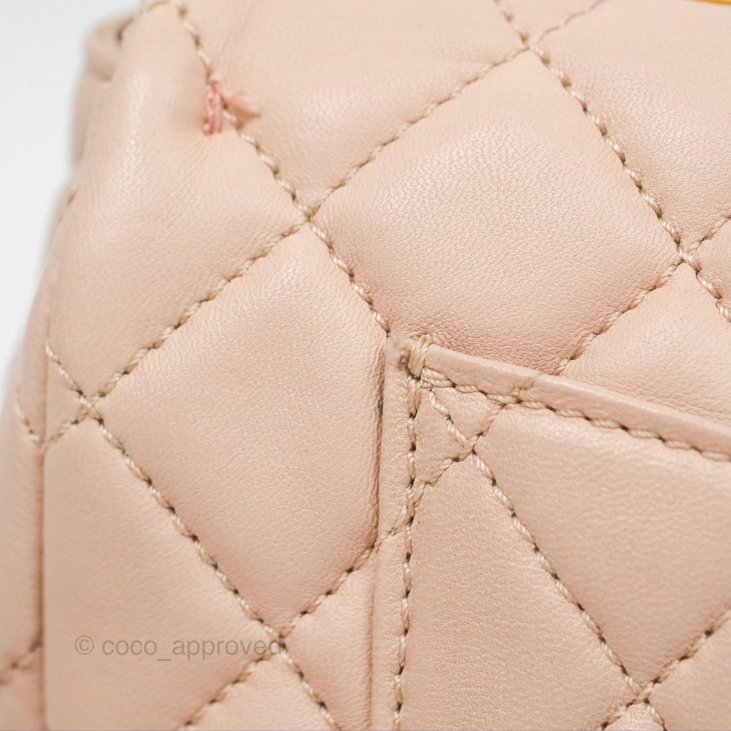 Chanel Flap Bag Pink Aged Gold Hardware