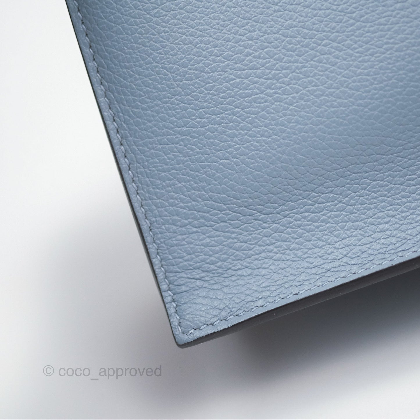 Hermès Kelly Danse II Bag Blue Lin J7 Evercolor Gold Hardware