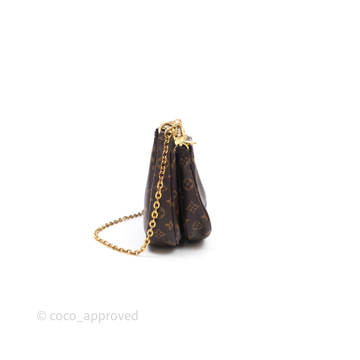 Louis Vuitton Multi Pochette Accessories Pink Monogram Canvas