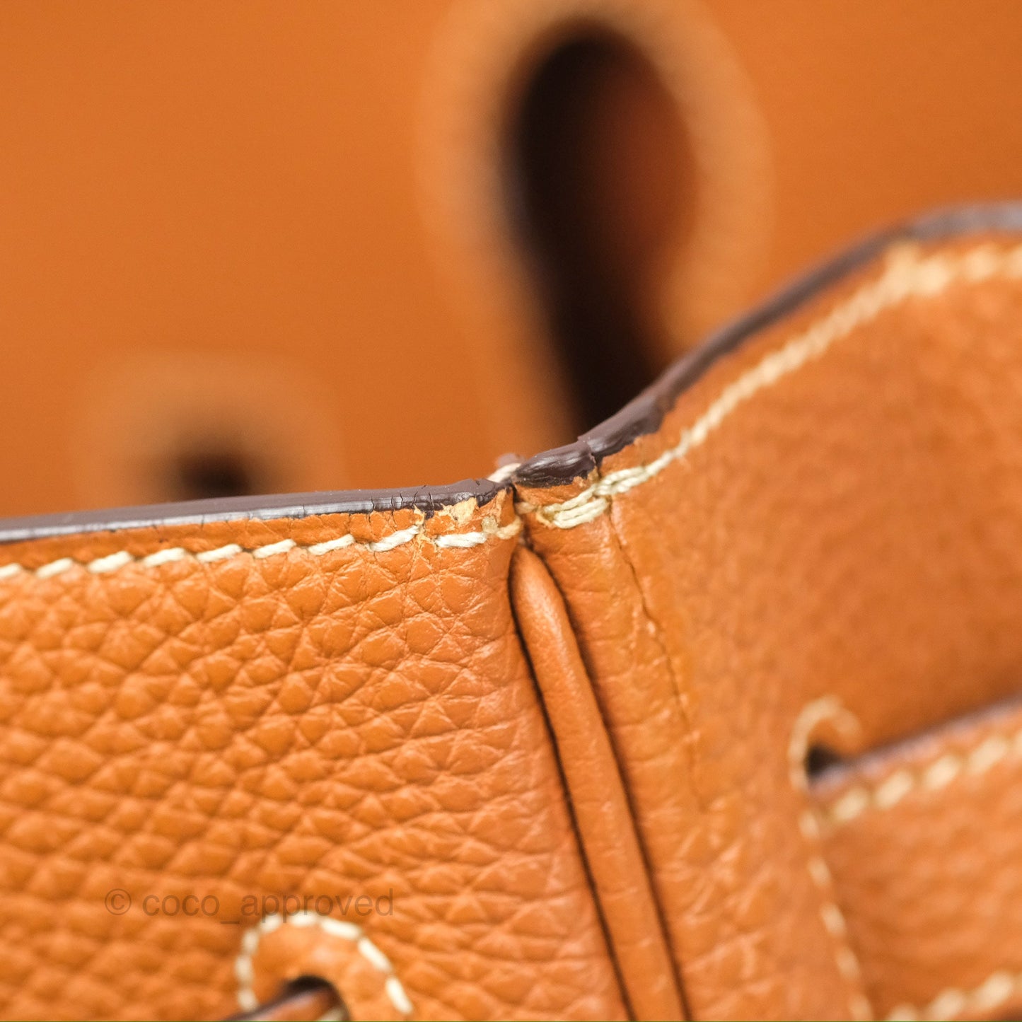 Hermès Birkin 30 Retourne Gold Clemence Palladium Hardware