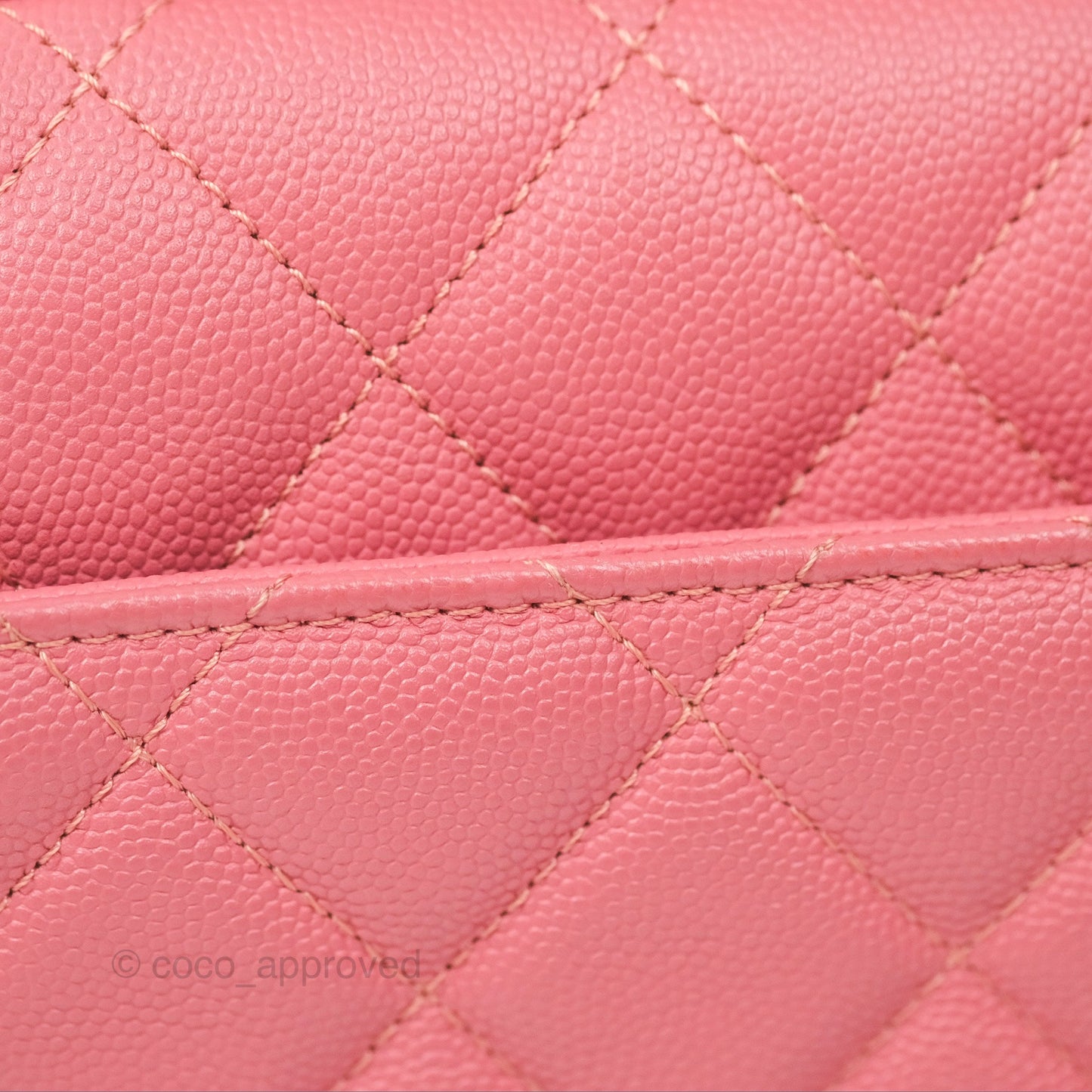 Chanel Quilted Medium Business Affinity Flap Pink Caviar Gold Hardware