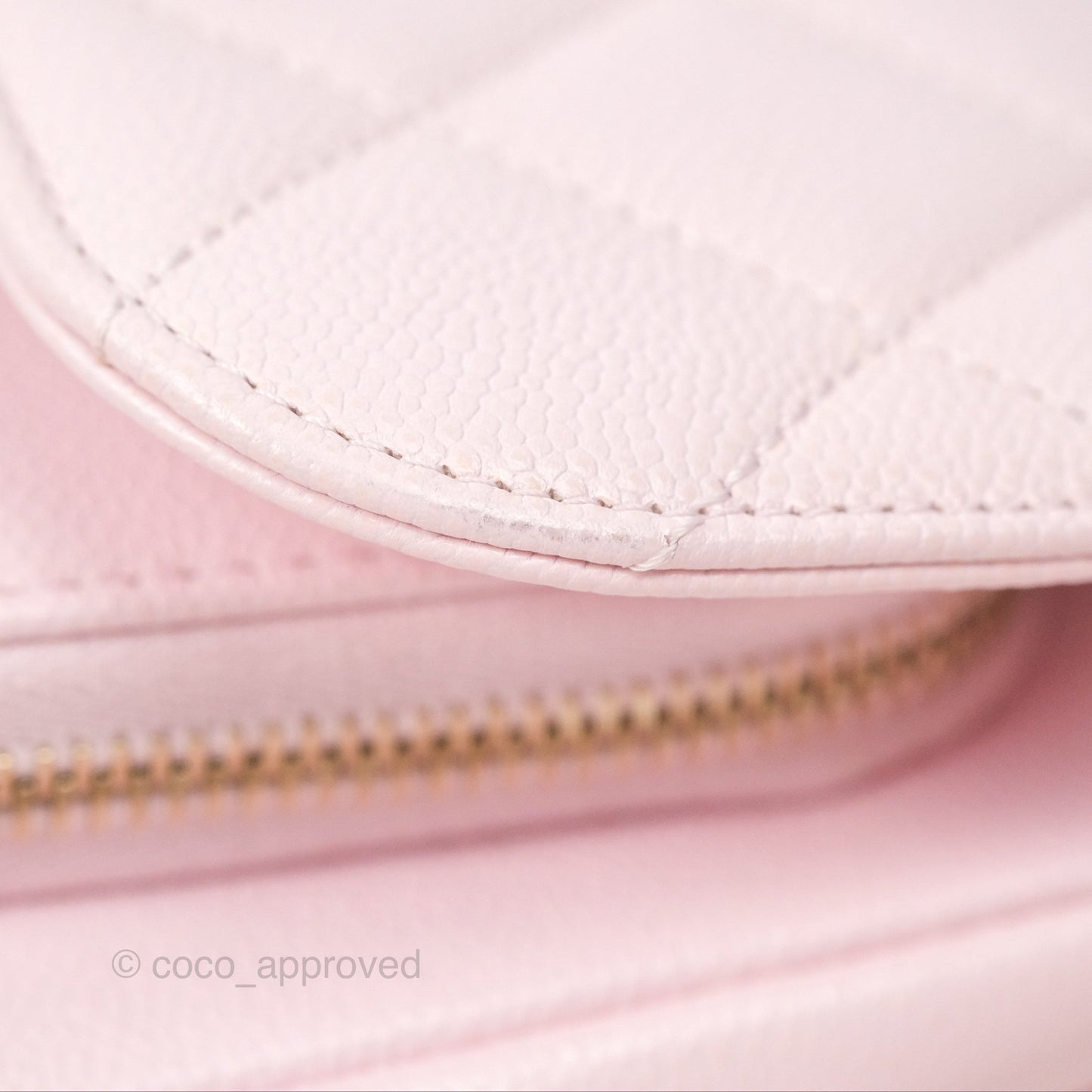 Chanel Quilted Small Business Affinity Flap Pink Caviar Gold Hardware