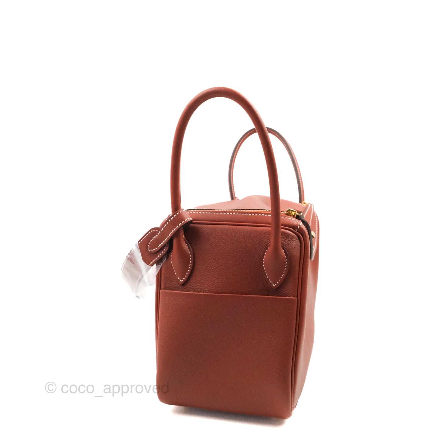 Hermès Lindy 26 Evercolour Sienne Gold Hardware