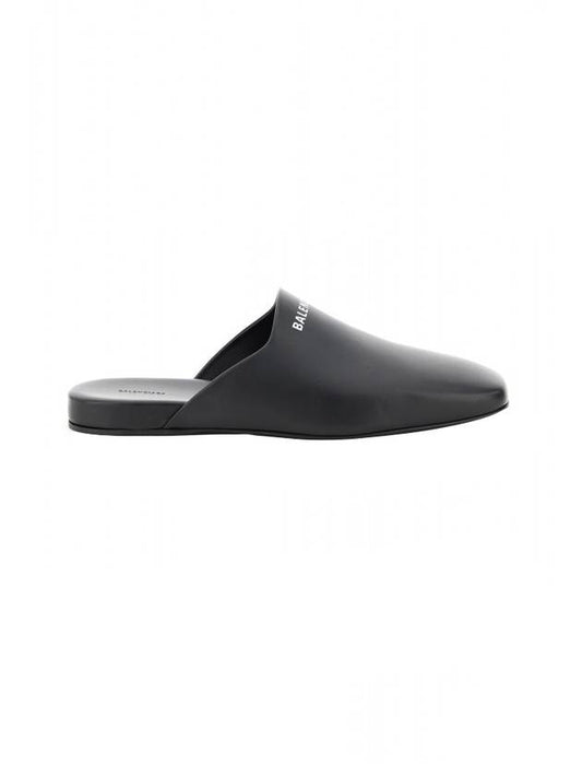 Luxury Balenciaga Men's Cozy Logo Bloafers Black
