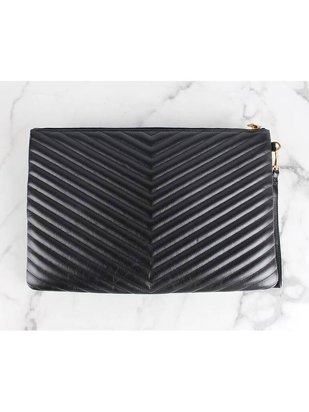 Luxury Saint Laurent Clutch Black L