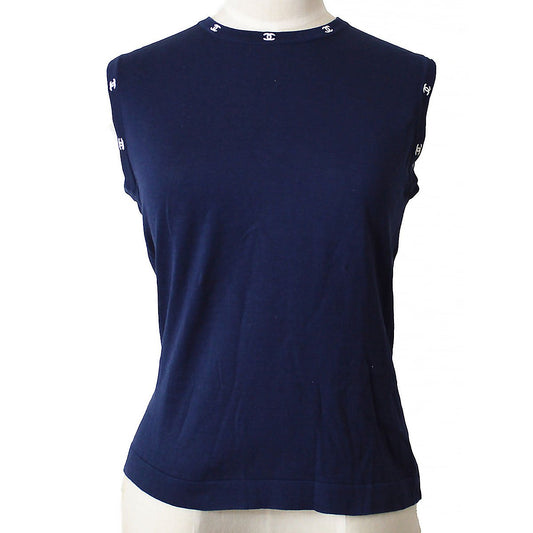 Luxury Chanel CC embroidery knitted top #40