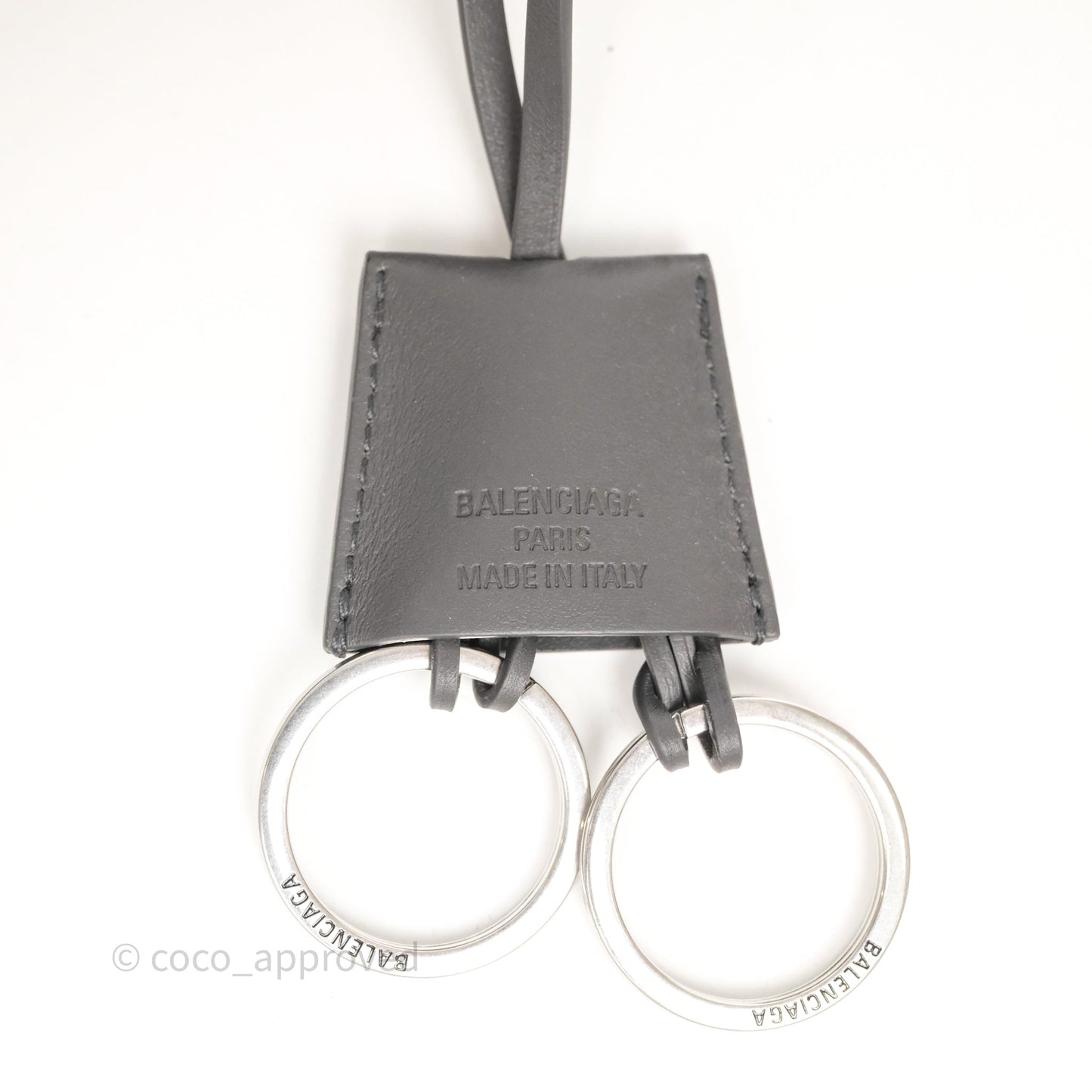 Balenciaga Small Bel Air Carry All Bag Grey Calfskin Silver Hardware