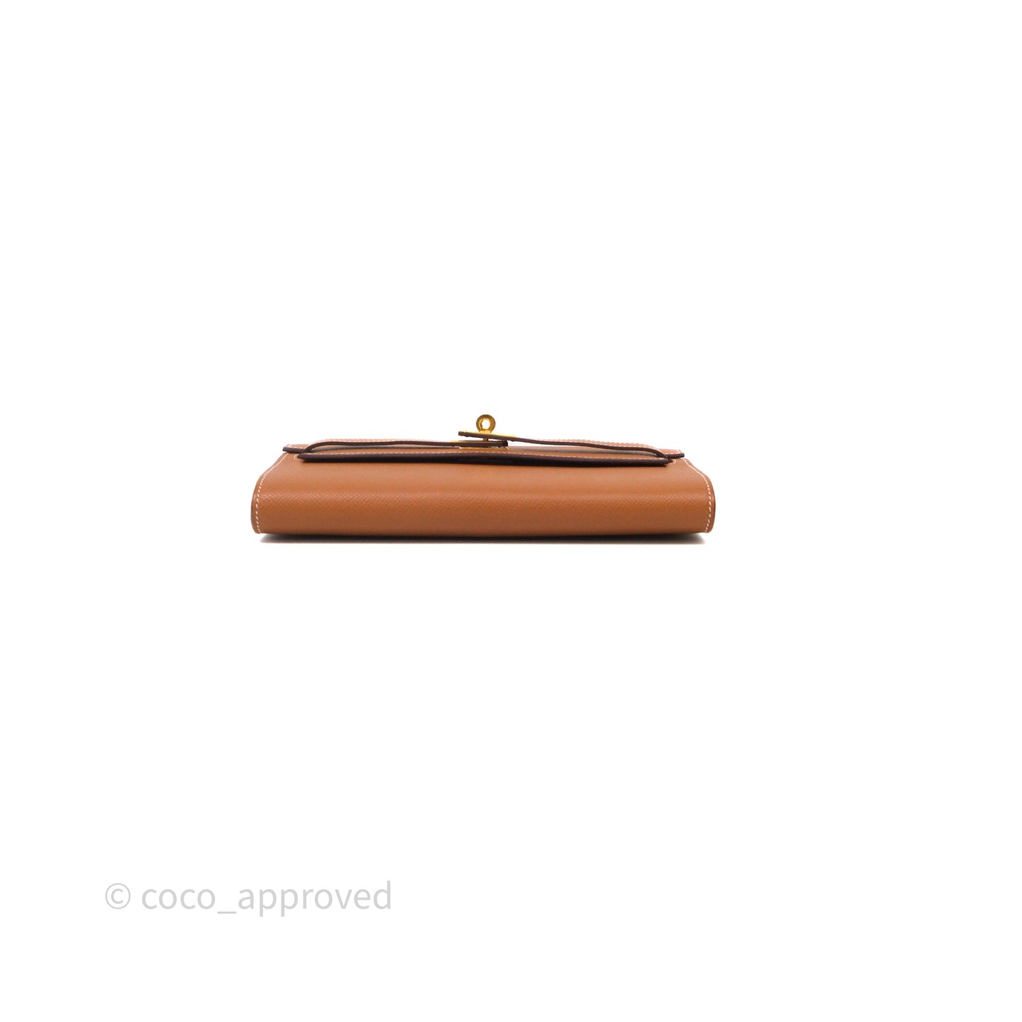Hermès Kelly To Go Wallet Gold 37 Epsom Gold Hardware