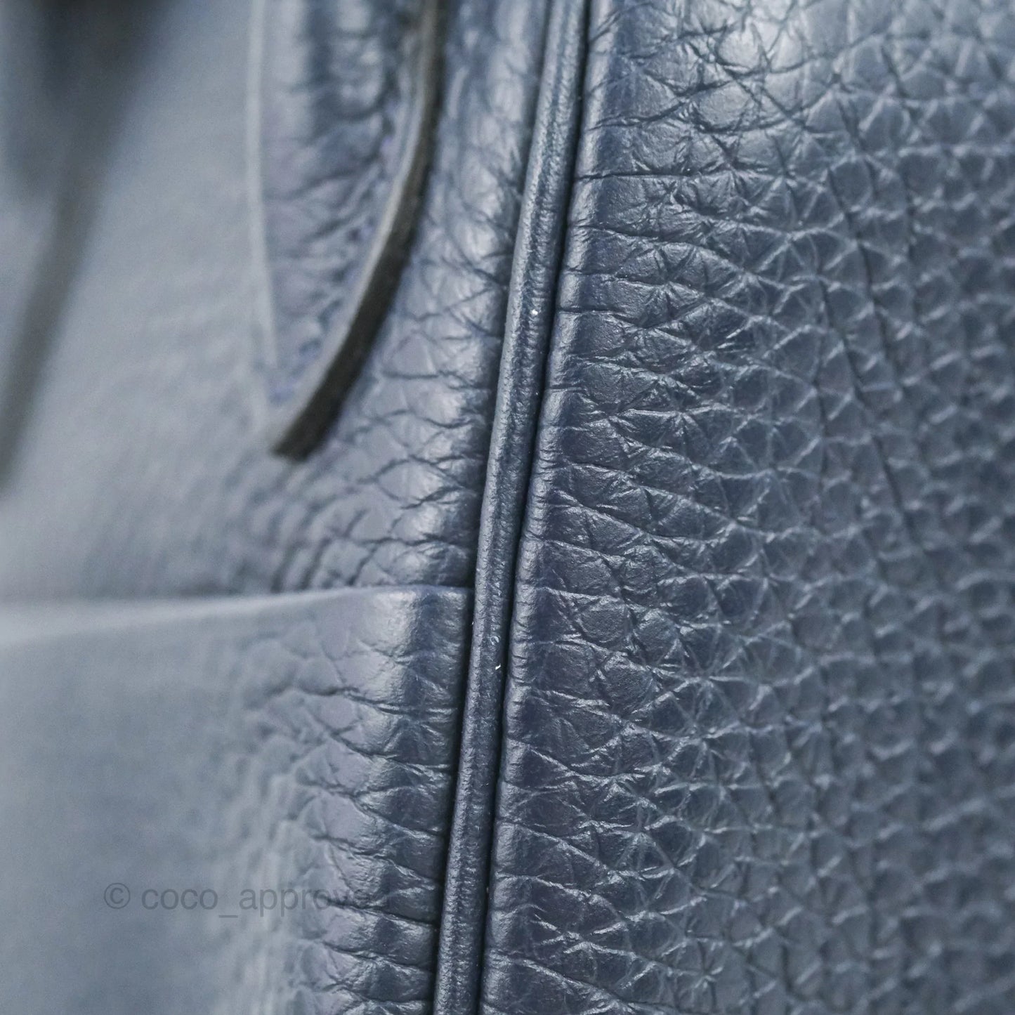 Hermès Mini Lindy 20 Bleu Nuit Clemence Palladium Hardware