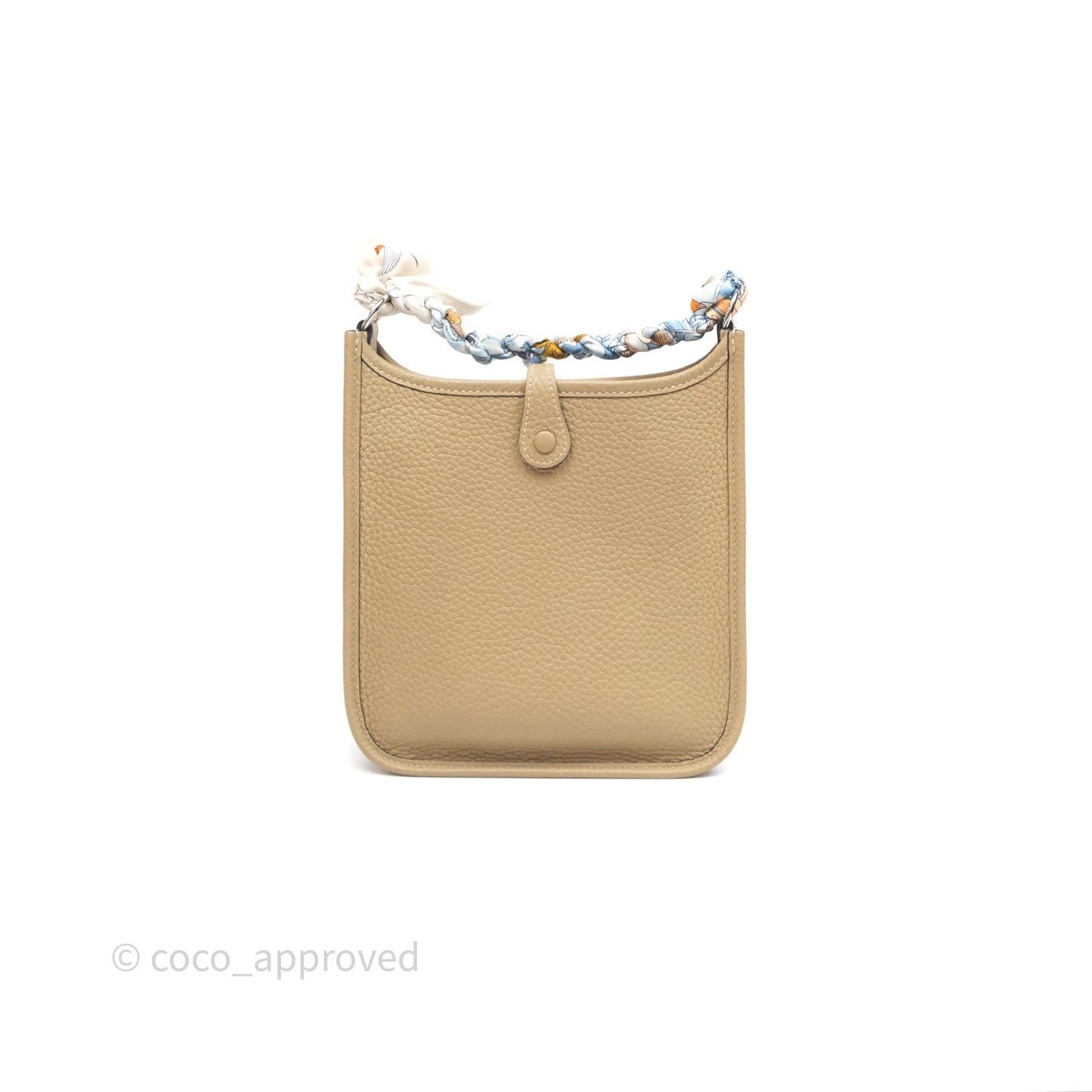 Hermès Mini Evelyne 16 Trench Clemence Palladium Hardware