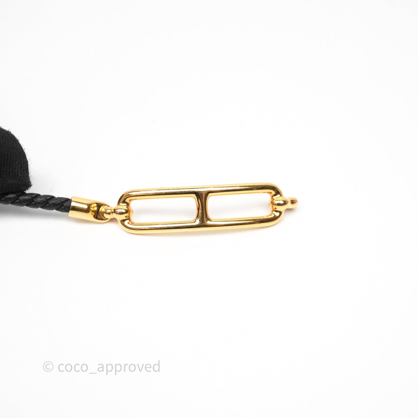 Hermès Roulis Double Tour Bracelet Black Swift Gold Hardware
