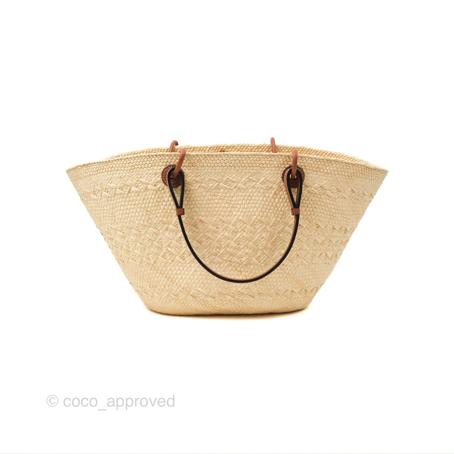 Loewe x Paula’s Ibiza Woven Anagram Basket Bag Natural/Tan