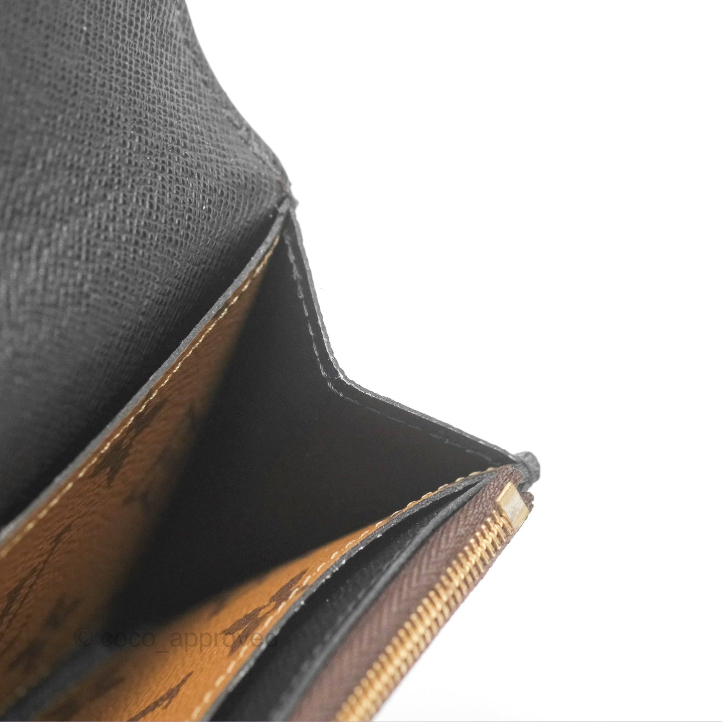 Louis Vuitton Emilie Wallet Monogram Reverse Canvas