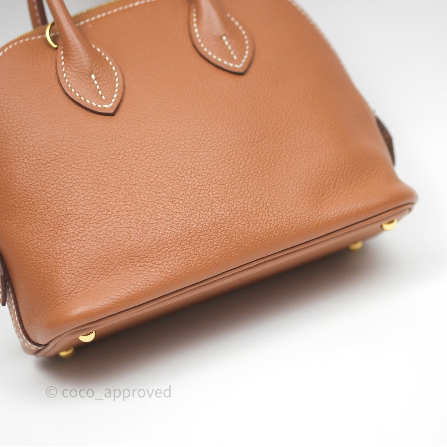 Hermès Bolide Mini 1923 Gold 37 Evercolor Gold Hardware