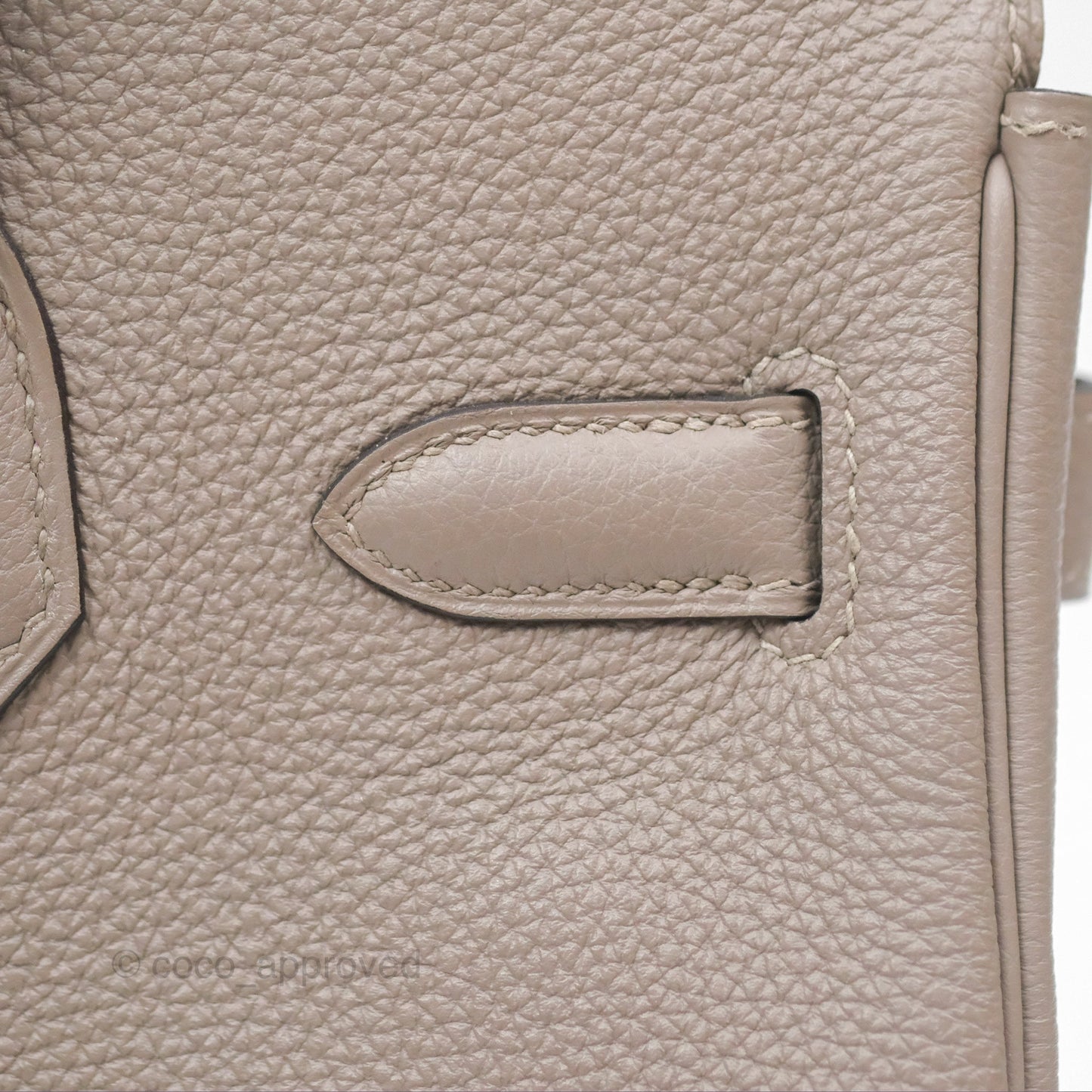 Hermès Birkin 30 Retourne Gris Asphalt M8 Togo Gold Hardware