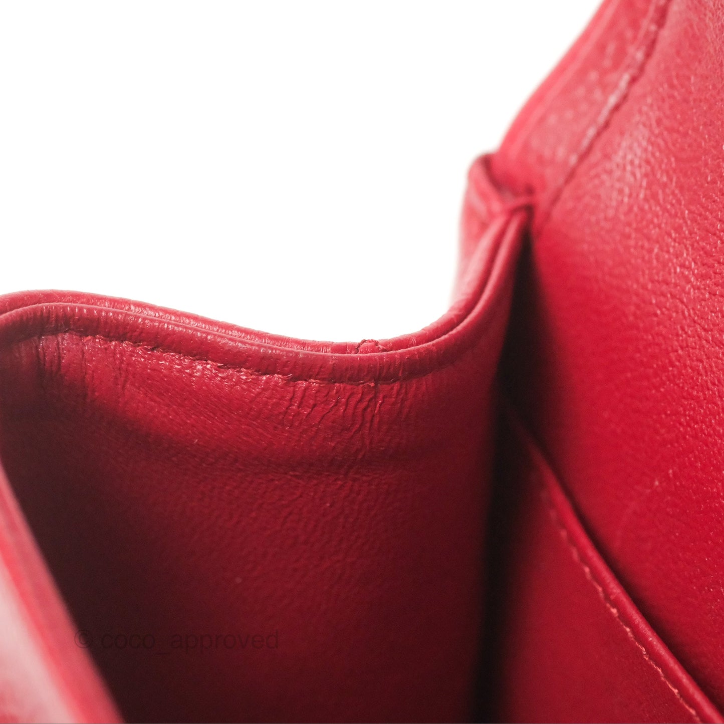 Chanel Jumbo Double Flap Red Caviar Silver Hardware⁣⁣
