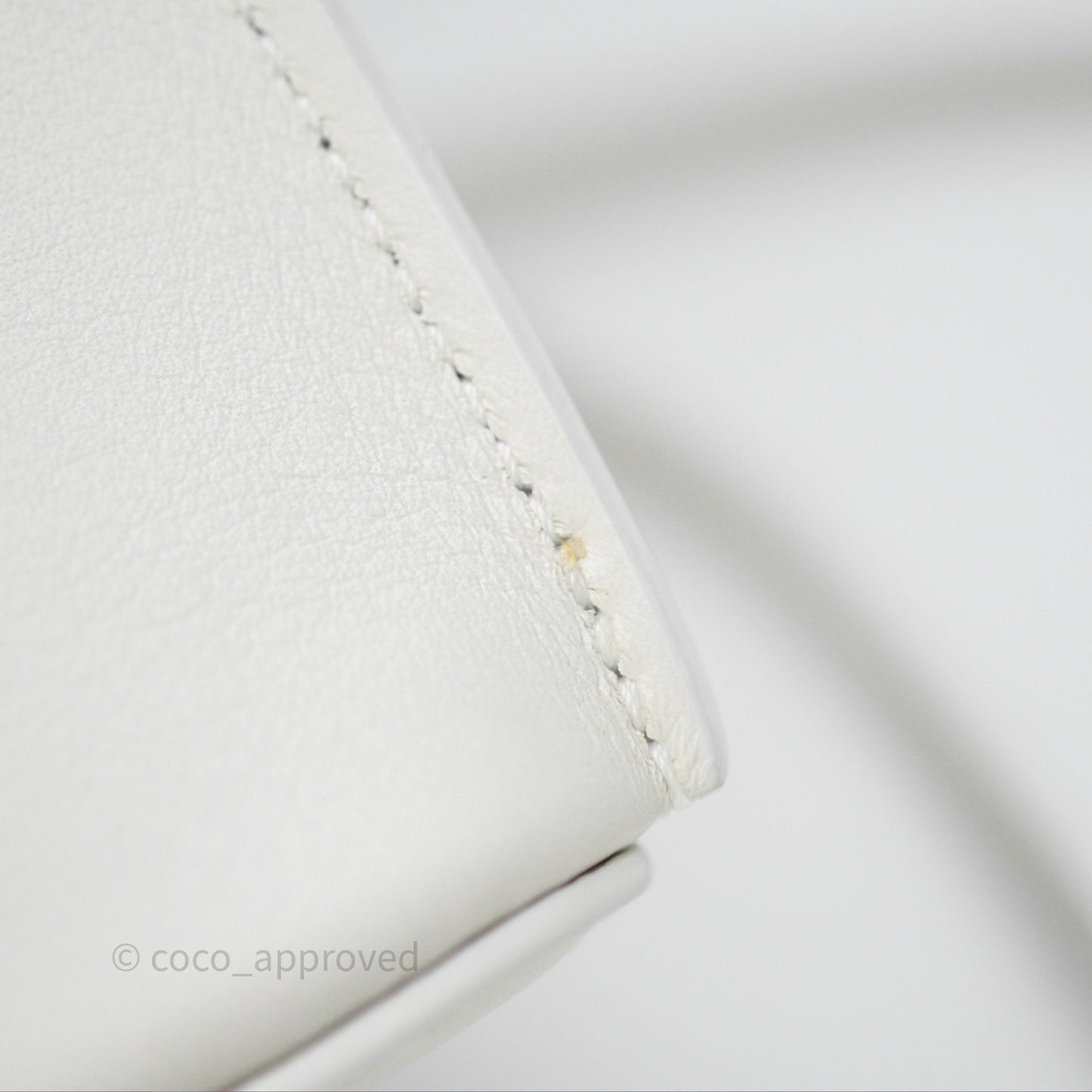 Loewe Dice Pocket in Classic Calfskin White