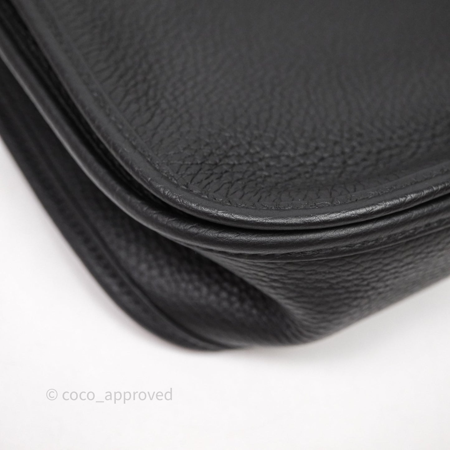 Hermes Evelyne III 29 Black Clemence Palladium Hardware