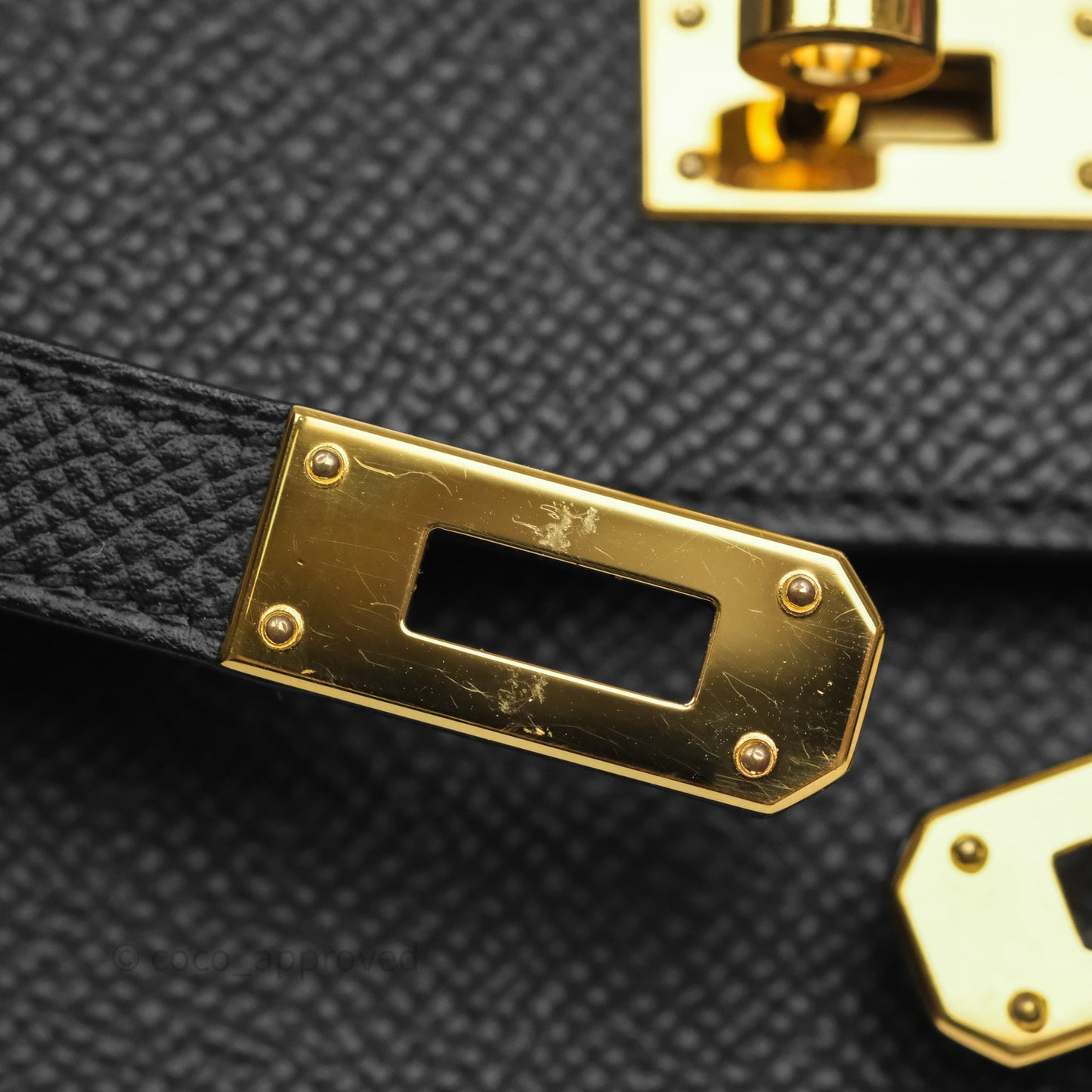 Hermès Kelly Wallet Black Noir 89 Epsom Gold Hardware