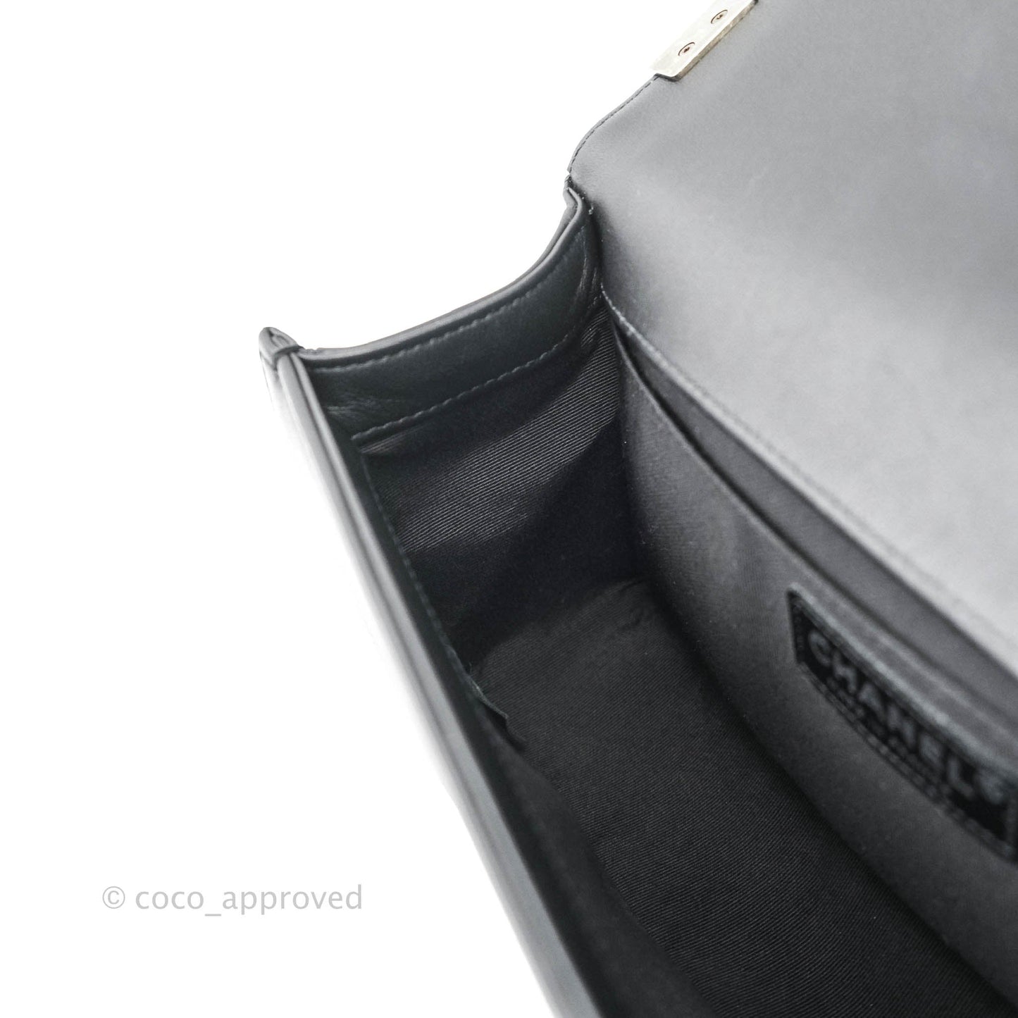 Chanel Quilted Medium Calfskin Boy Flap Ruthenium Hardware