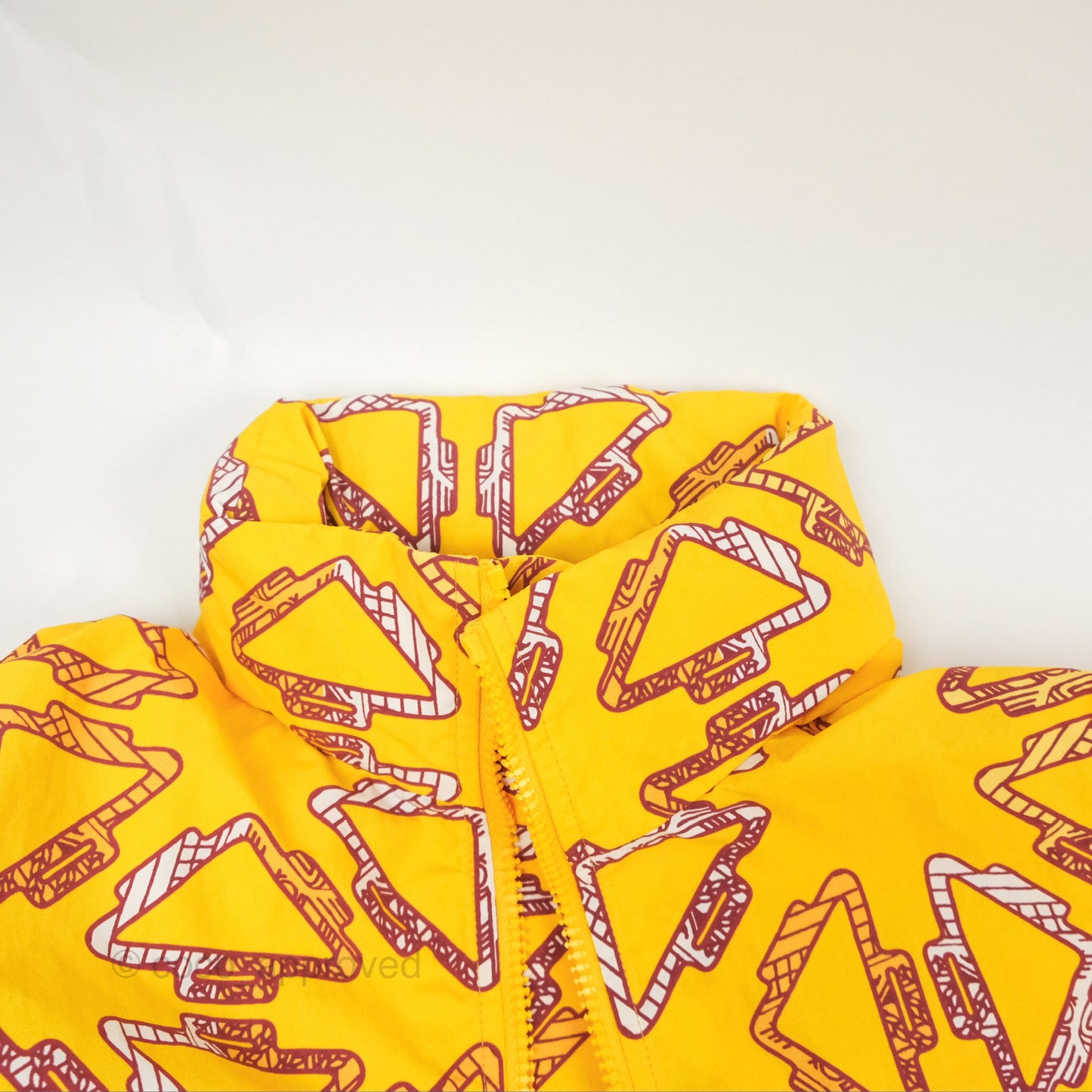 Hermes "Tatersales" Short Beach Windbreaker Jaune Tournesol Size 36