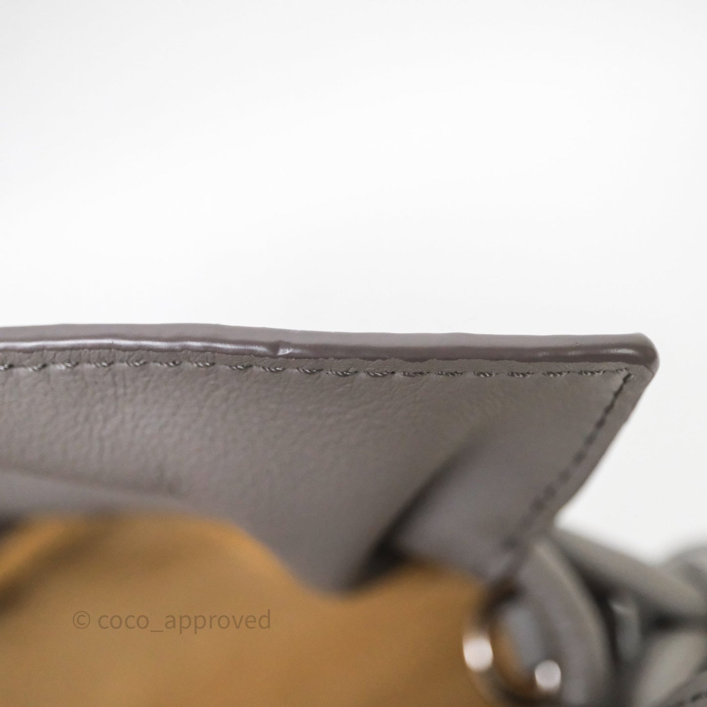 Loewe Mini Flamenco Clutch Nappa Calfskin Grey