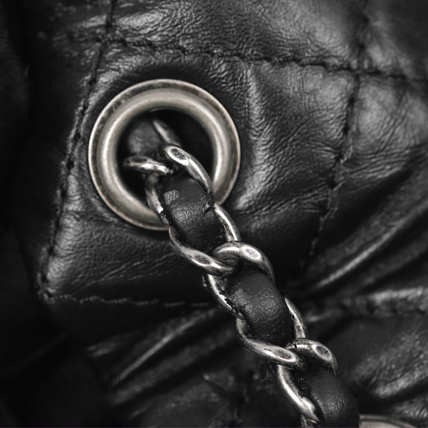 Chanel Small Gabrielle Backpack Black Aged Calfskin