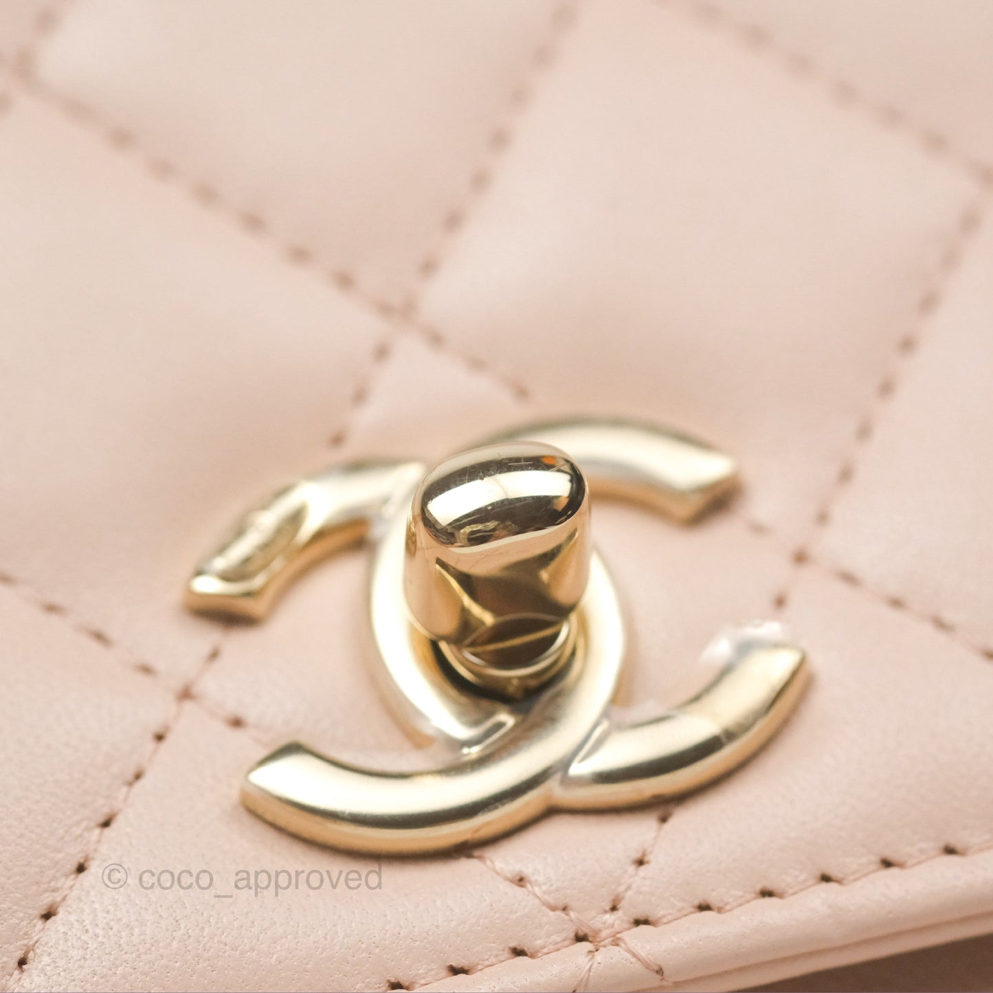 Chanel Trendy CC WOC Quilted Light Pink Lambskin Gold Hardware