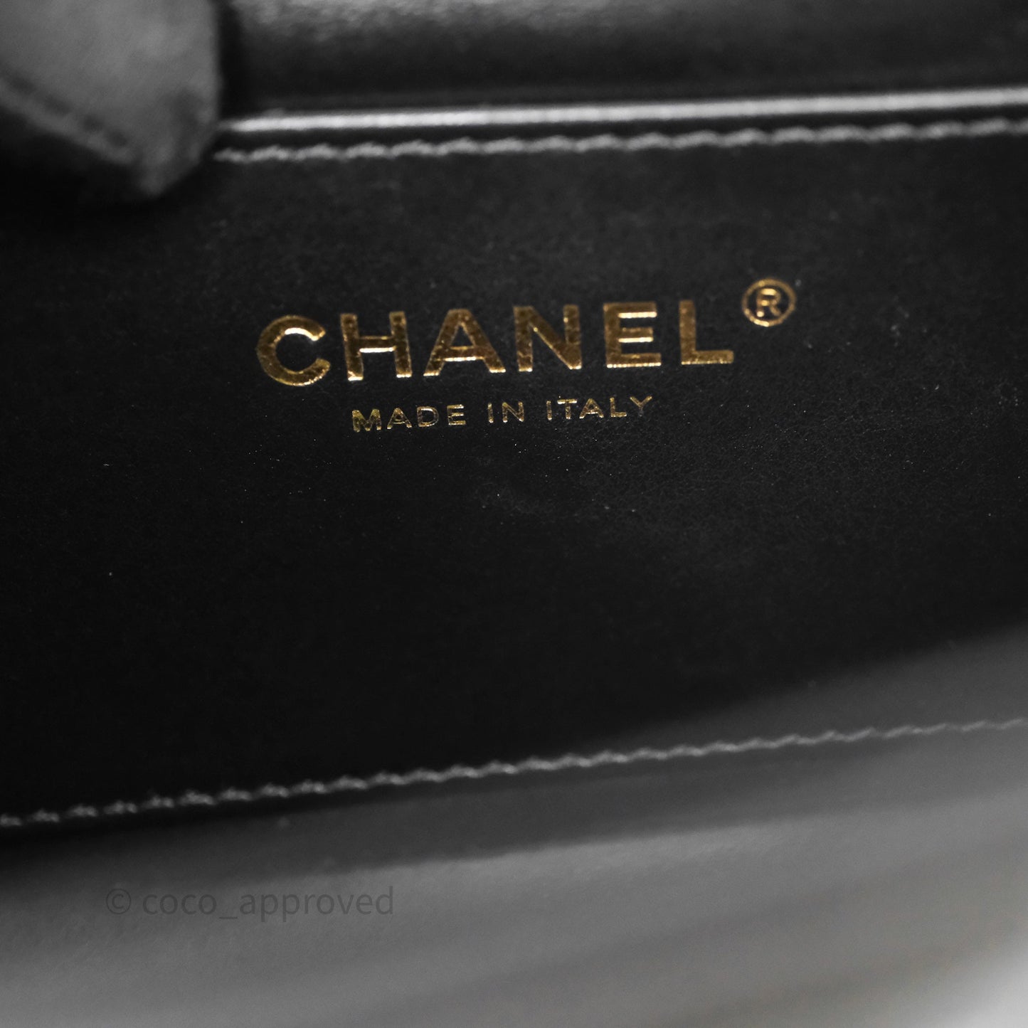 Chanel Mini Perfect Fit Adjustable Quilted Black Calfskin Aged Gold Hardware