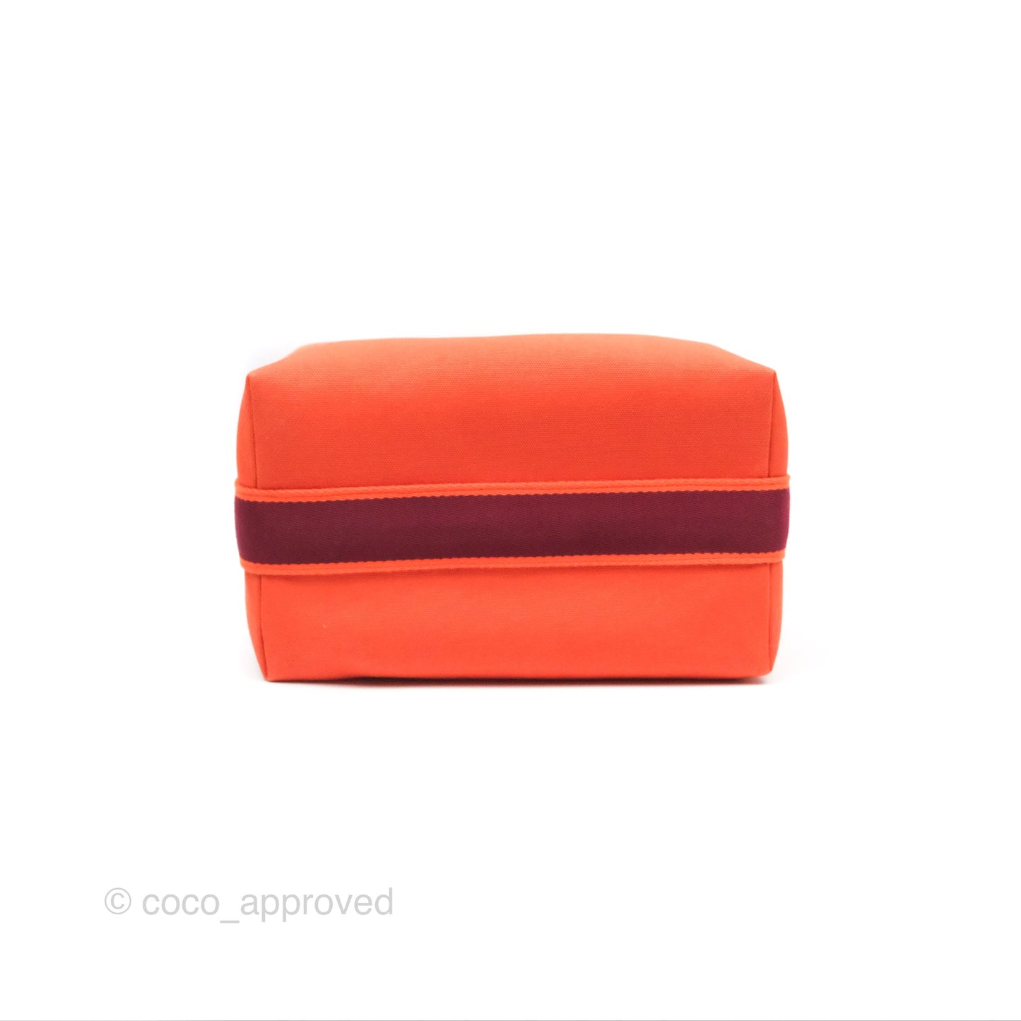 Hermès Small Bride-A-Brac Orange Feu Canvas