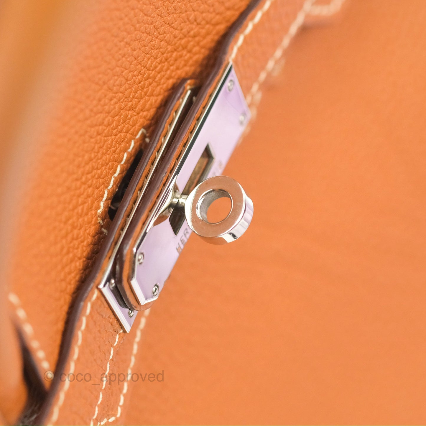 Hermès Birkin 30 Retourne Gold Clemence Palladium Hardware