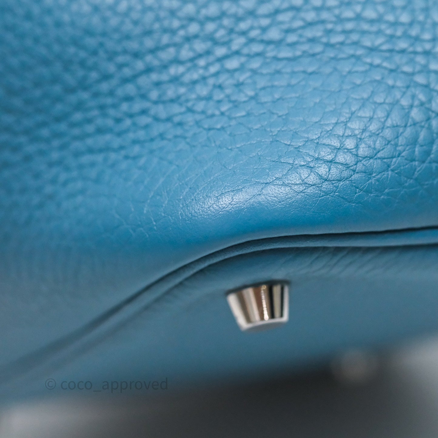 Hermès Picotin 18 Blue Jean 75 Clemence Palladium Hardware