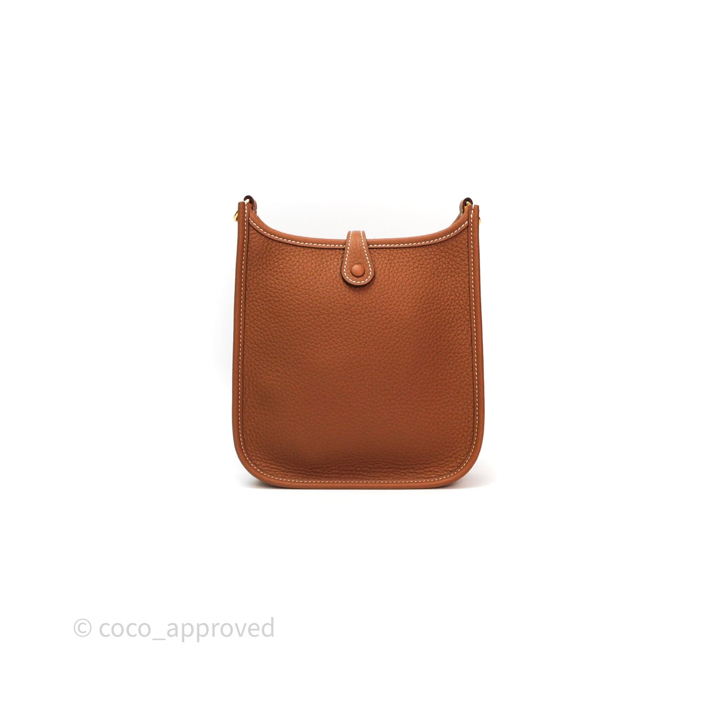 Hermès Mini Evelyne 16 Amazone Gold 37 Clemence Gold Hardware