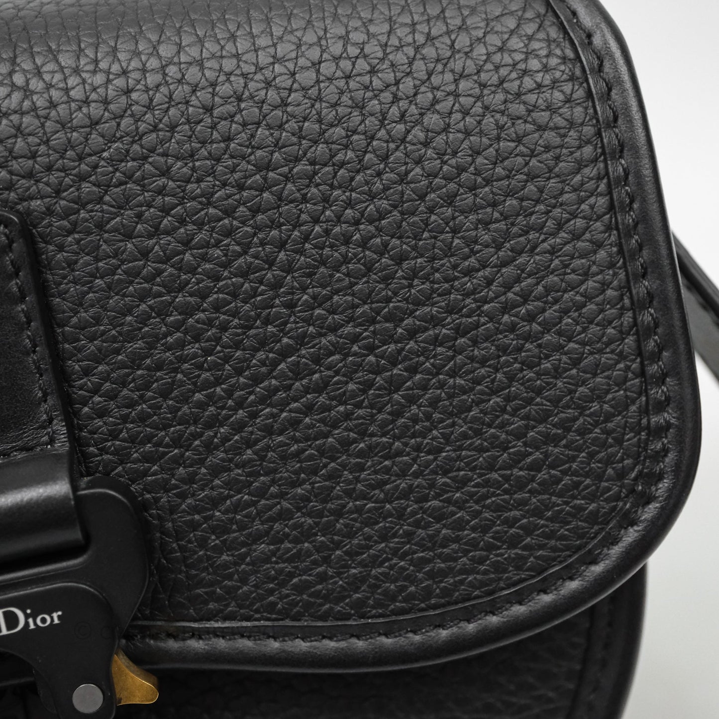Dior Men's Mini Gallop Bag Black Grained Calfskin