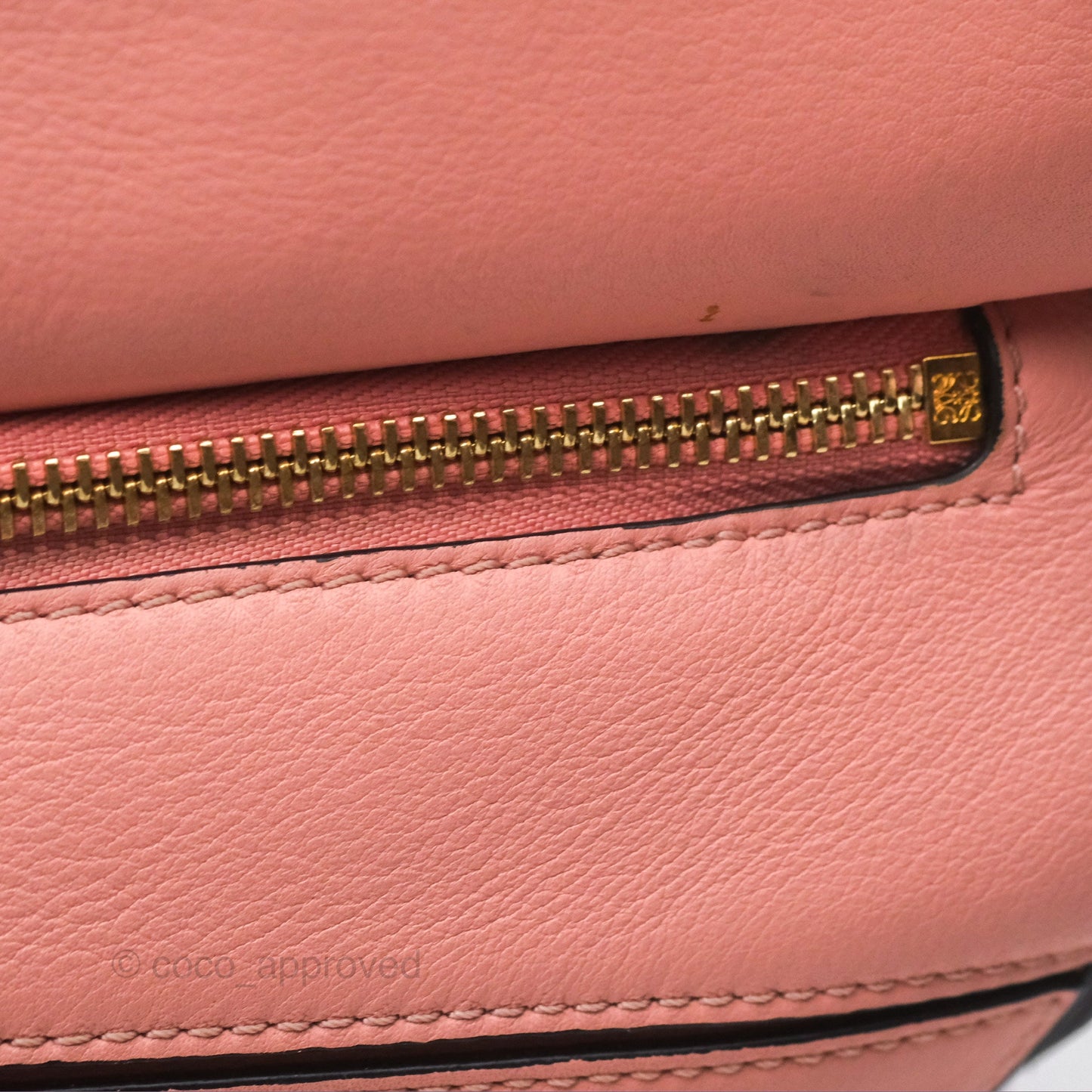 Loewe Small Puzzle Bag Pink Calfskin