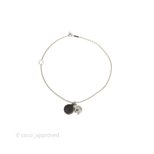 Hermes Carrousel Necklace Horn & Lacquered Palladium Hardware