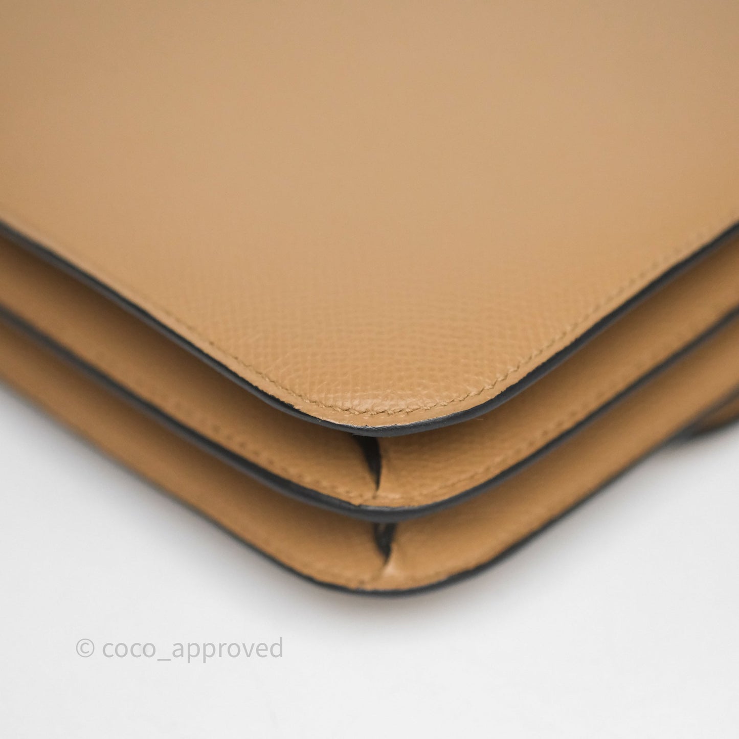 Hermès Constance Mini 18cm Chai 0M Epsom Palladium Hardware