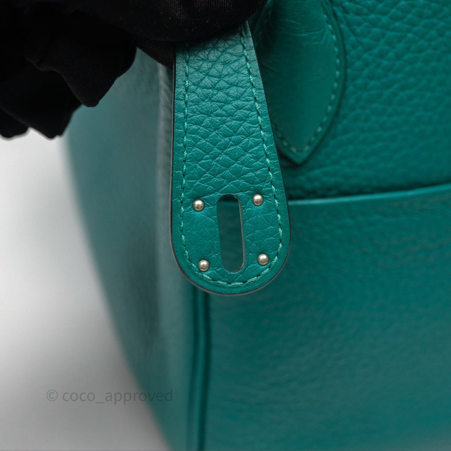 Hermès Lindy 26 Vert Verone U1 Clemence Palladium Hardware
