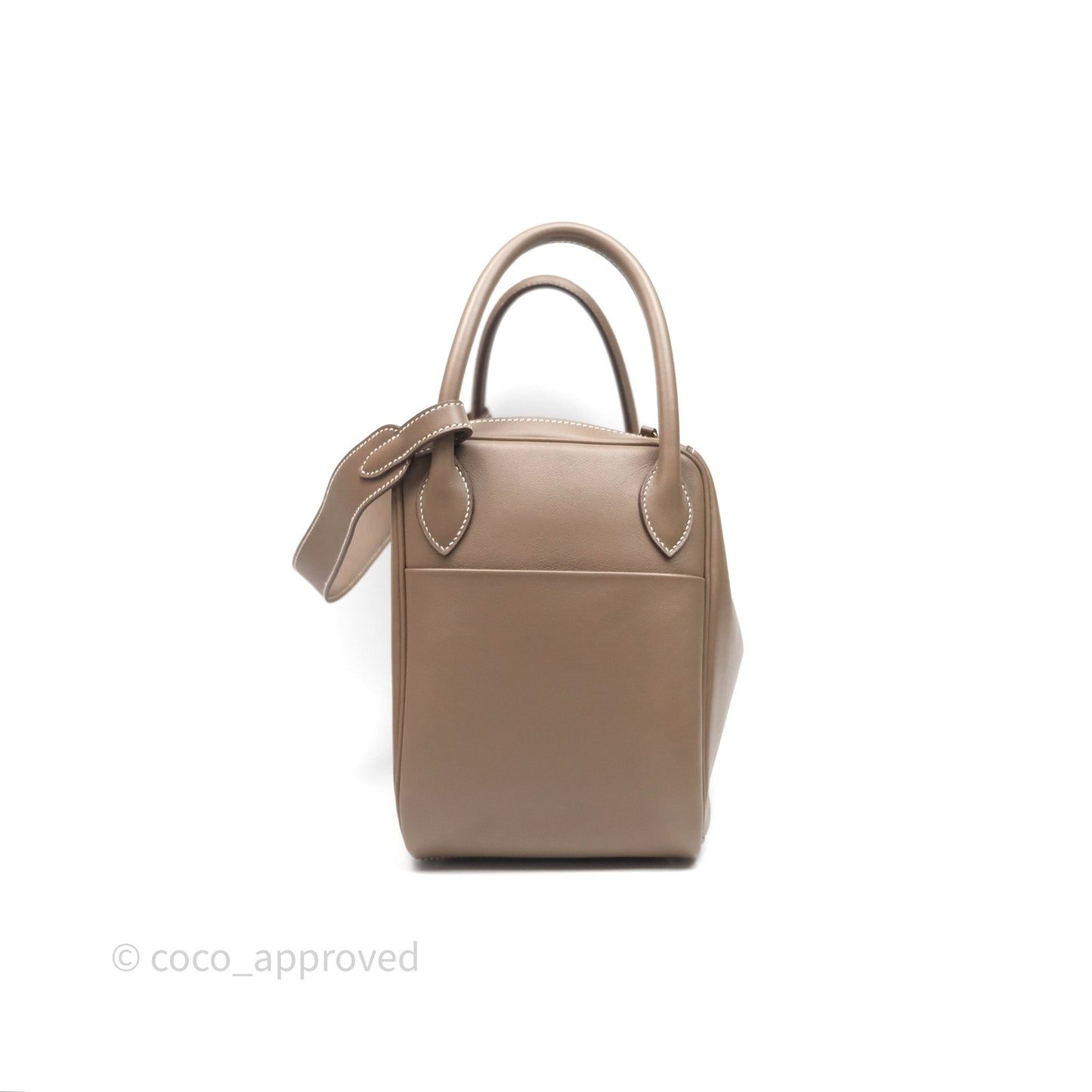 Hermès Lindy 30 Etoupe 18 Swift Gold Hardware