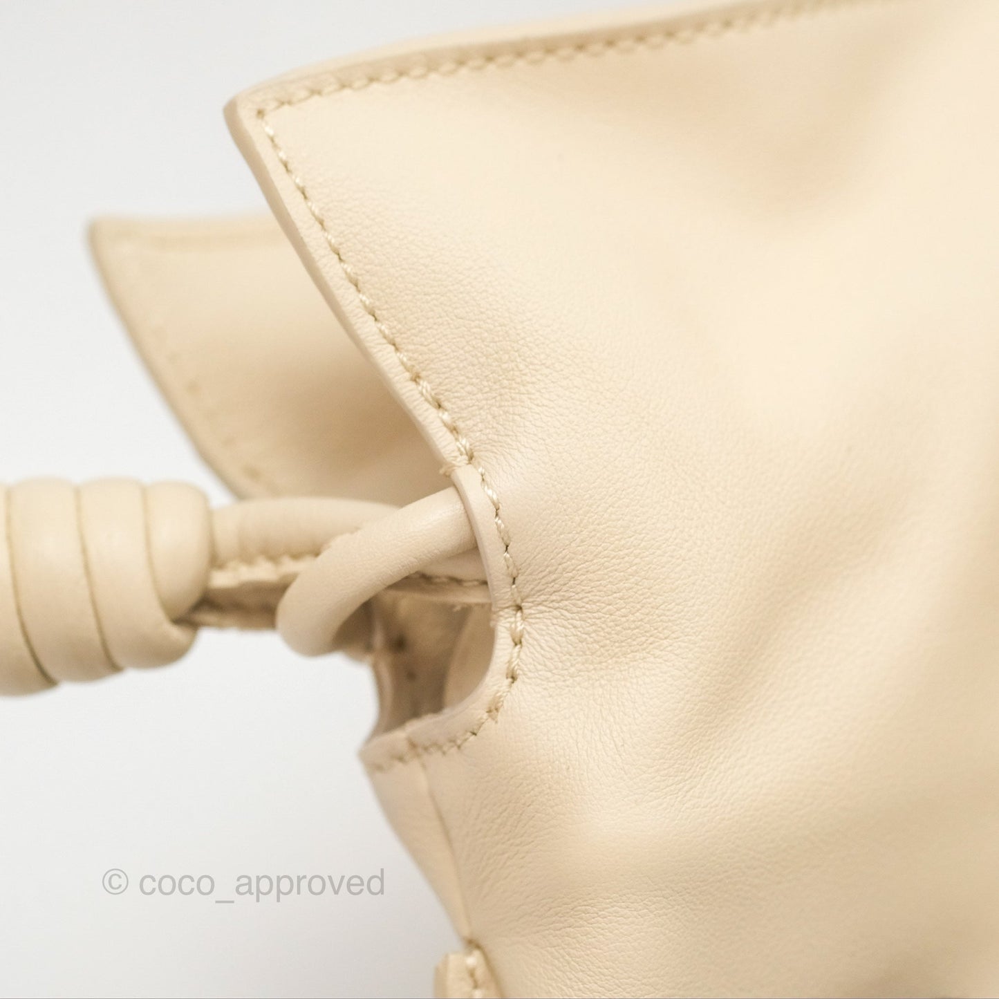 Loewe Mini Nappa Flamenco Clutch Angora