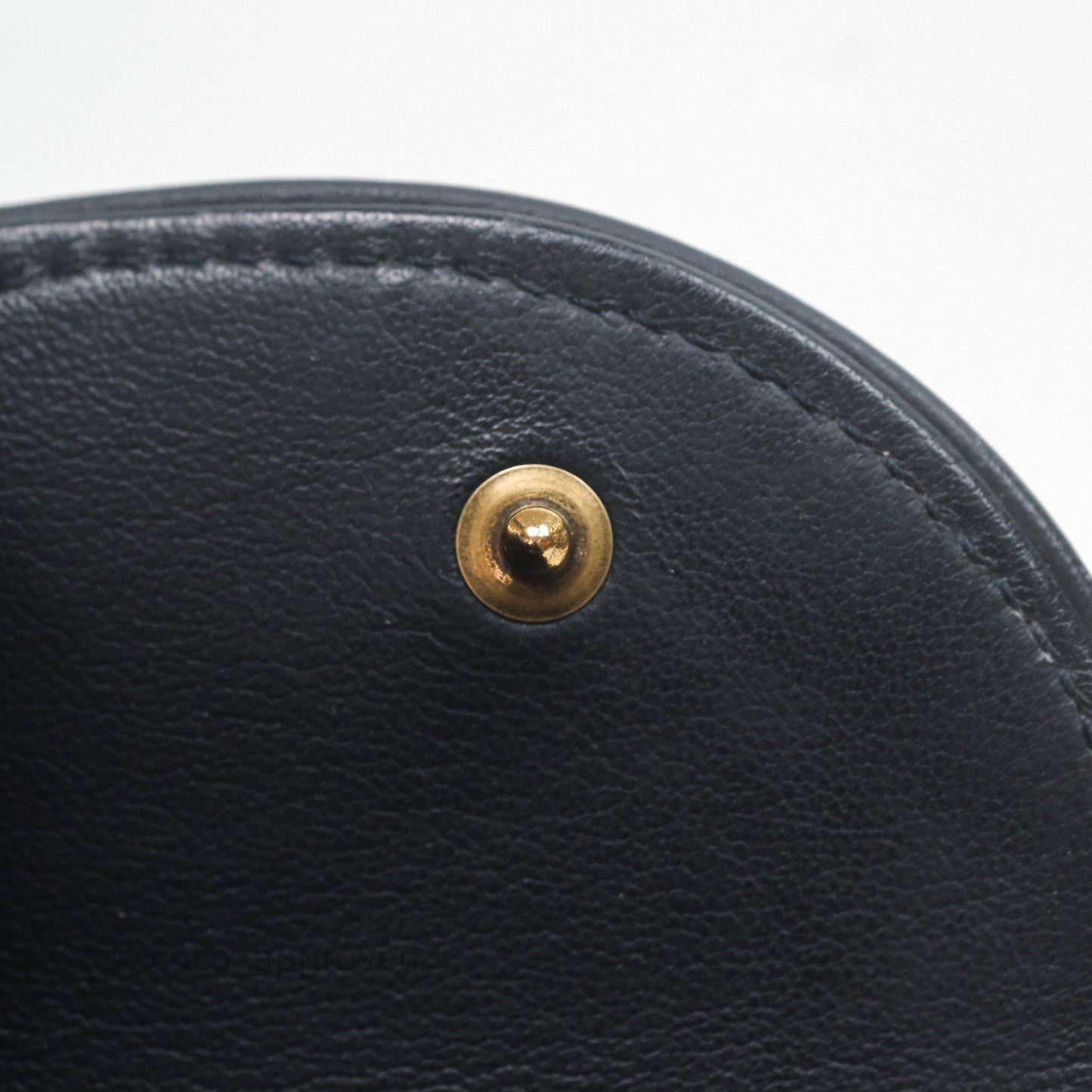 Small Saddle Pouch Wallet with Chain Blue Dior Oblique Jacquard