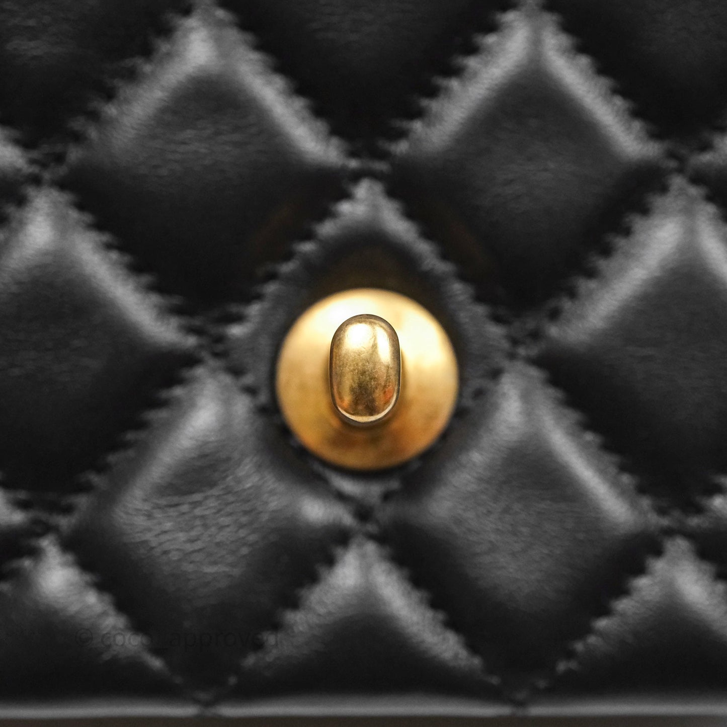 Chanel Romance Mini Square Flap Black Lambskin Aged Gold Hardware