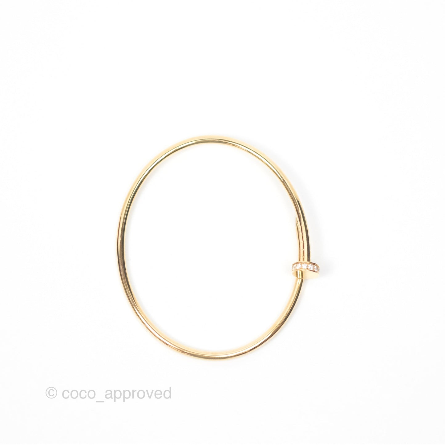 Cartier Small Juste Un Clou Bracelet 18K Yellow Gold Diamond
