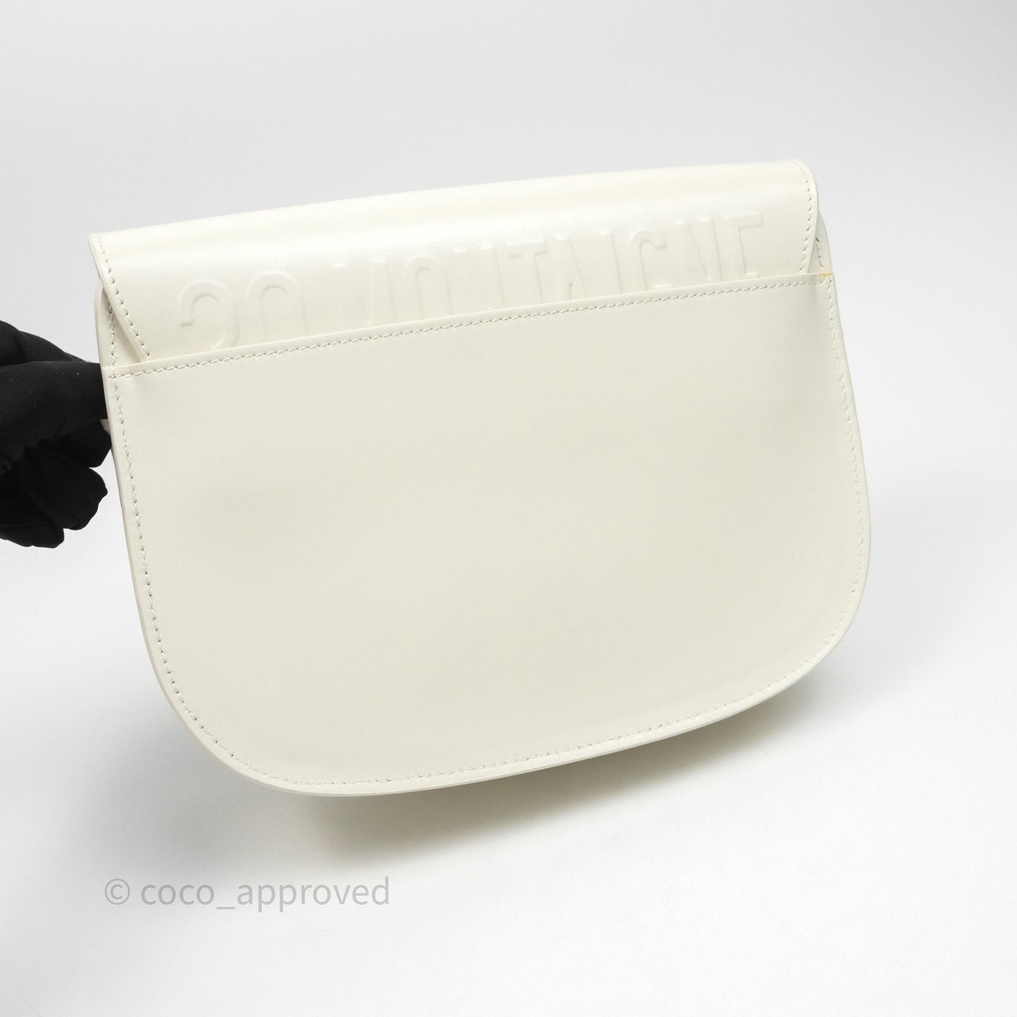 Christian Dior Medium Bobby Flap White Box Calfskin